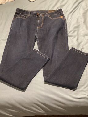 Cavalera Dark Wash Straight Leg Jeans - Dark Blue